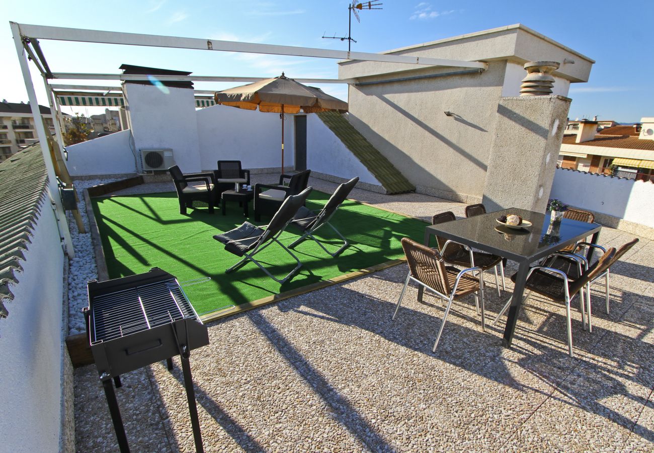 Alquiler ático vacaciones en Cambrils - Terraza ALBA